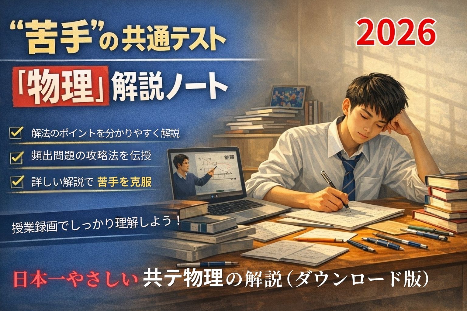 『“苦手”の「共テ物理」2026解説ノート』